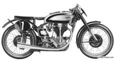 norton manx500 1949
