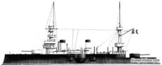 mnf bouvet 1898 battleship