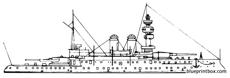 mnf bouvines 1894 battleship