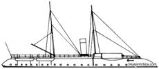 mnf cerbere 1868 battleship