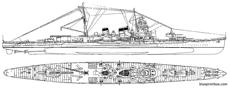 ijn aoba 1941 heavy cruiser