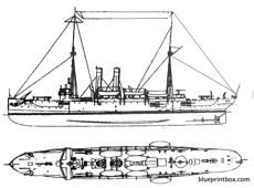 uss c 19 cleveland protected cruiser 2