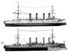 russia bayan 1903 armoured cruiser