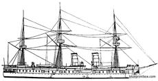 russia dimitri donskoi 1885 cruiser