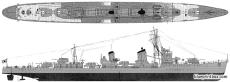 ijn isokaze 1943 destroyer