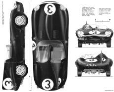jaguar d type 1956 57 longnose