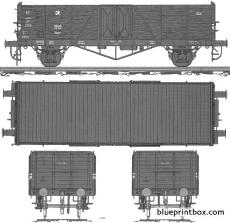 high freight wagon biaxial type 2