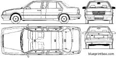lancia thema limousine 1989